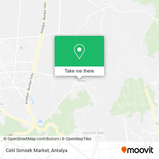 Celıl Sımsek Market map