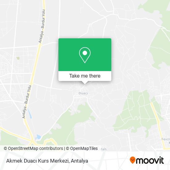Akmek Duacı Kurs Merkezi map
