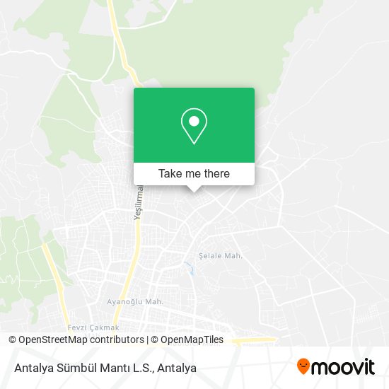 Antalya Sümbül Mantı L.S. map
