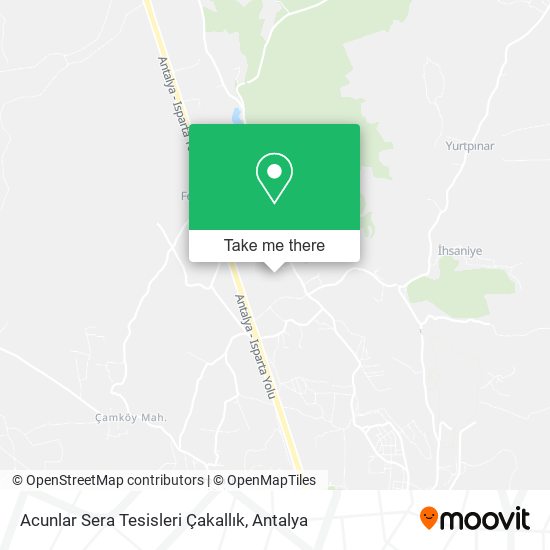 Acunlar Sera Tesisleri Çakallık map