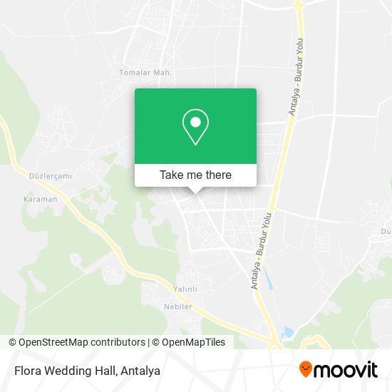 Flora Wedding Hall map