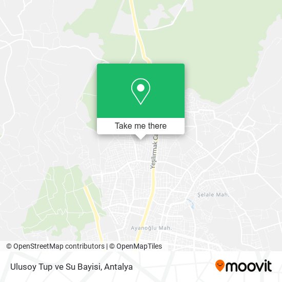 Ulusoy Tup ve Su Bayisi map