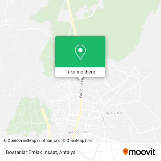 Bostanlar Emlak İnşaat map