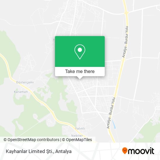 Kayhanlar Limited Şti. map