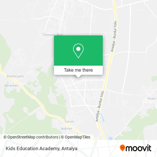 Kids Education Academy map