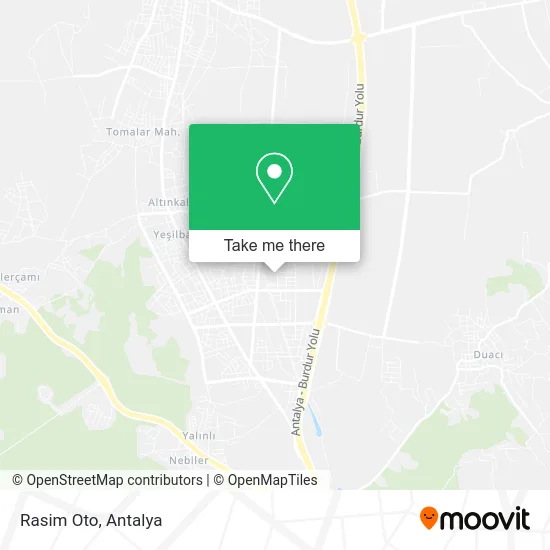 Rasim Oto map