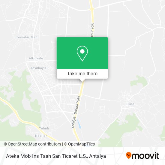 Ateka Mob Ins Taah San Ticaret L.S. map
