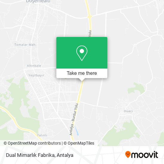 Dual Mimarlık Fabrika map