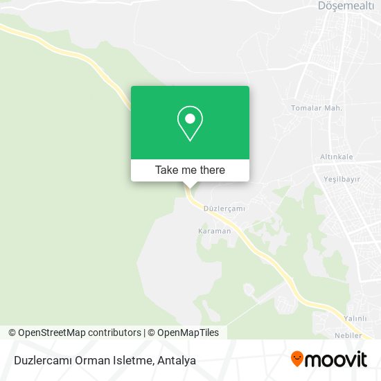 Duzlercamı Orman Isletme map