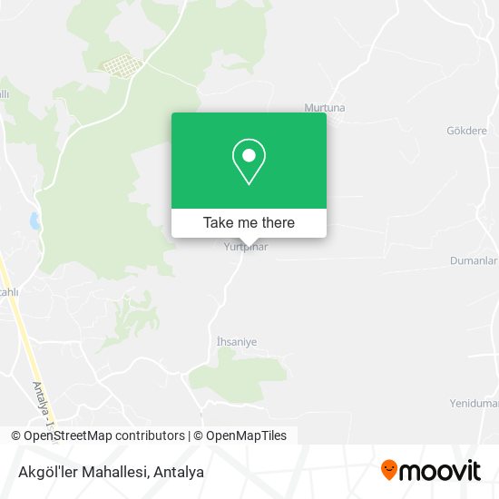 Akgöl'ler Mahallesi map