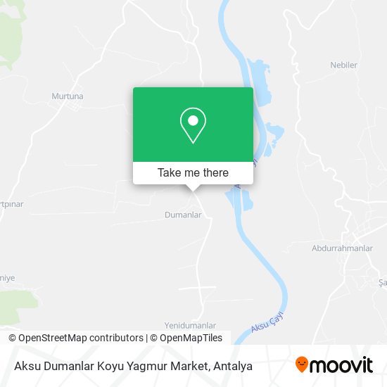 Aksu Dumanlar Koyu Yagmur Market map