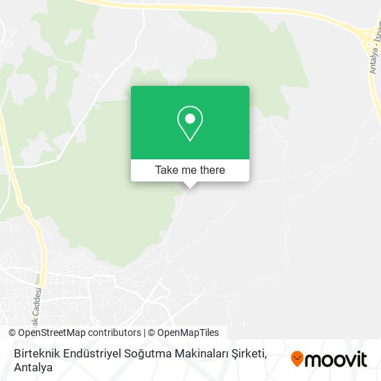 Birteknik Endüstriyel Soğutma Makinaları Şirketi map