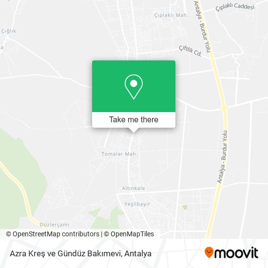 Azra Kreş ve Gündüz Bakımevi map