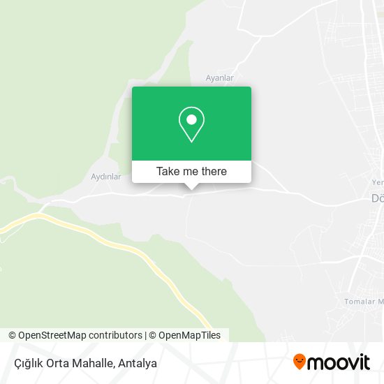 Çığlık Orta Mahalle map