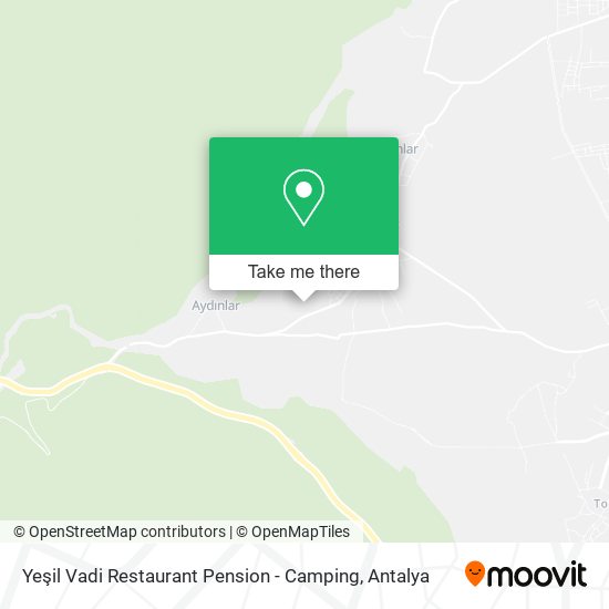Yeşil Vadi Restaurant Pension - Camping map