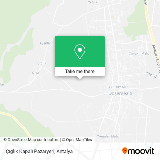 Çığlık Kapalı Pazaryeri map