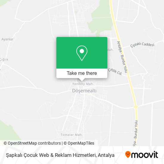 Şapkalı Çocuk Web & Reklam Hizmetleri map
