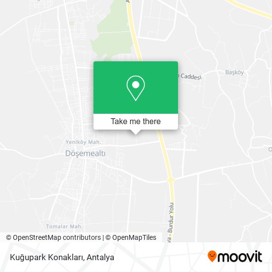 Kuğupark Konakları map