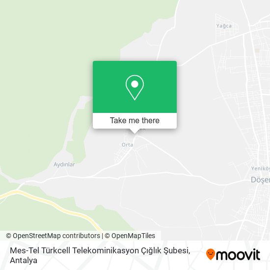 Mes-Tel Türkcell Telekominikasyon Çığlık Şubesi map