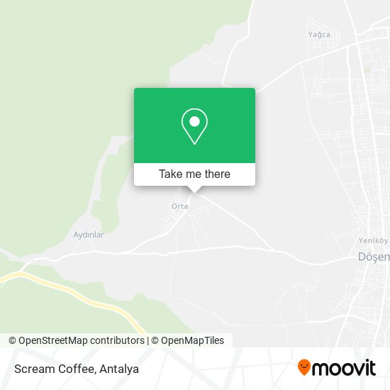 Scream Coffee map