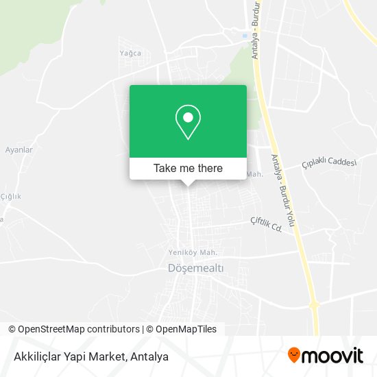 Akkiliçlar Yapi Market map