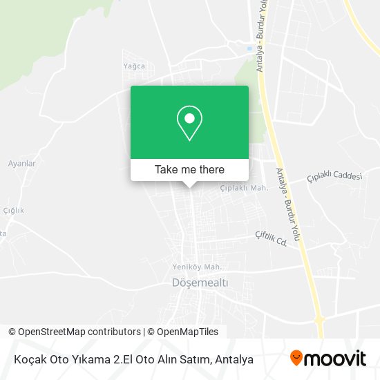 Koçak Oto Yıkama 2.El Oto Alın Satım map