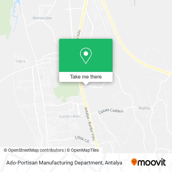 Ado-Portisan Manufacturing Department map