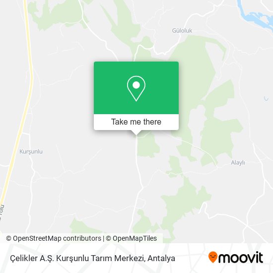 Çelikler A.Ş. Kurşunlu Tarım Merkezi map
