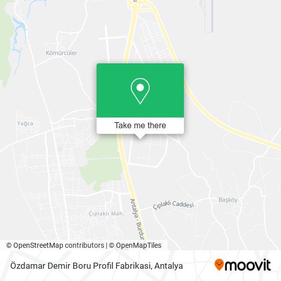 Özdamar Demir Boru Profil Fabrikasi map