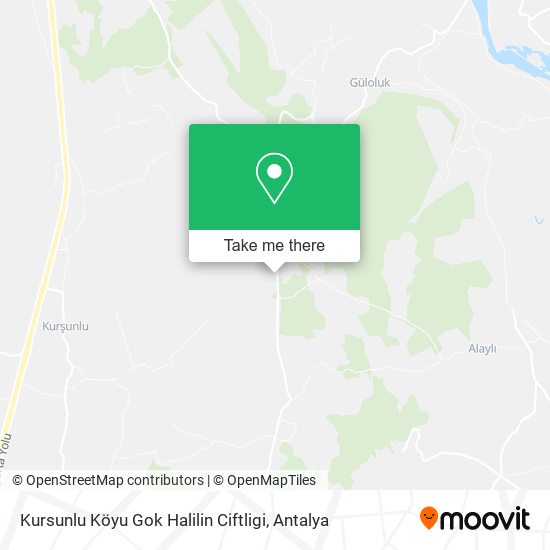 Kursunlu Köyu Gok Halilin Ciftligi map
