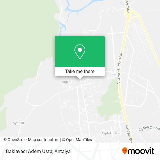 Baklavacı Adem Usta map