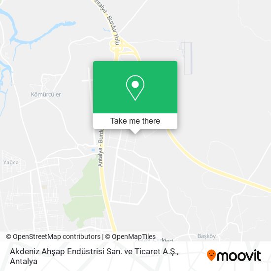 Akdeniz Ahşap Endüstrisi San. ve Ticaret A.Ş. map
