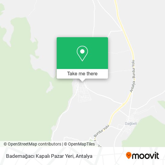 Bademağacı Kapalı Pazar Yeri map