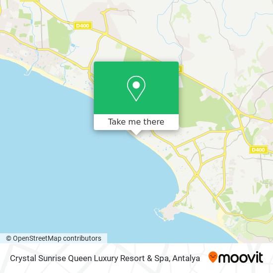 Crystal Sunrise Queen Luxury Resort & Spa map