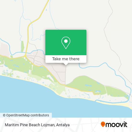 Maritim Pine Beach Lojman map