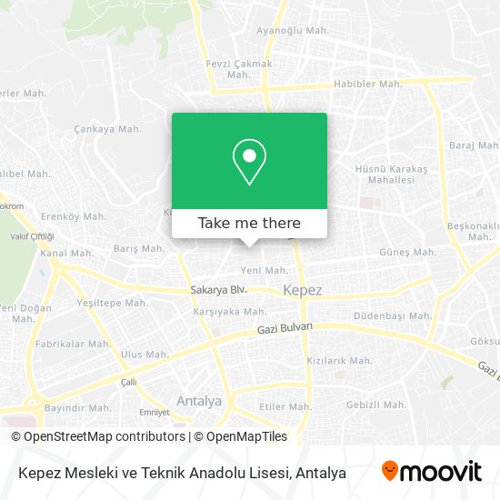 Kepez Mesleki ve Teknik Anadolu Lisesi map