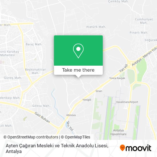 Ayten Çağıran Mesleki ve Teknik Anadolu Lisesi map