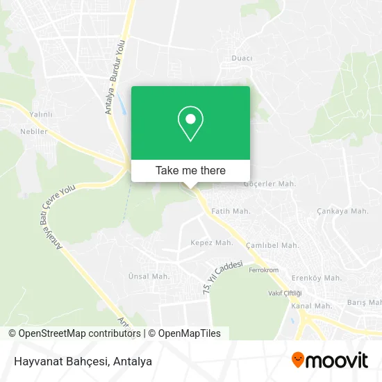 Hayvanat Bahçesi map