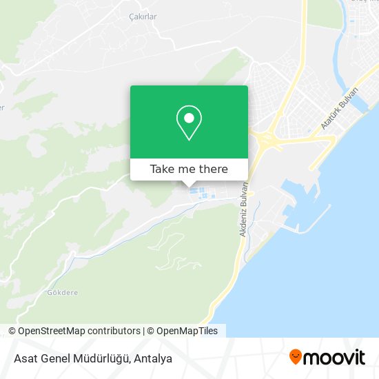 Asat Genel Müdürlüğü map