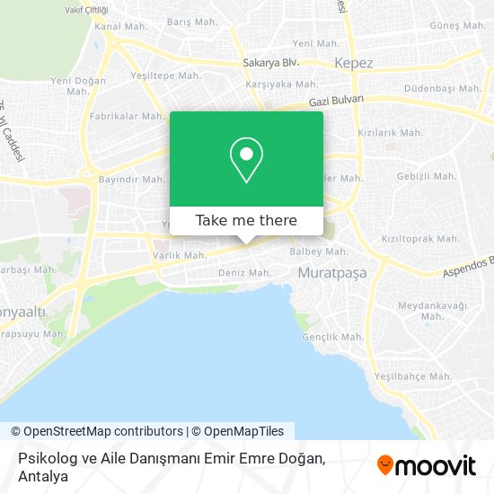 Psikolog ve Aile Danışmanı Emir Emre Doğan map