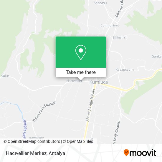 Hacıveliler Merkez map