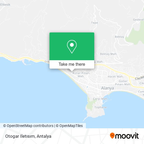 Otogar Iletısım map