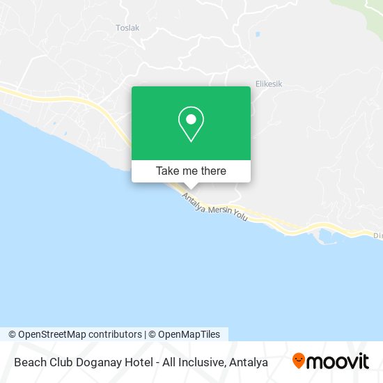 Beach Club Doganay Hotel - All Inclusive map