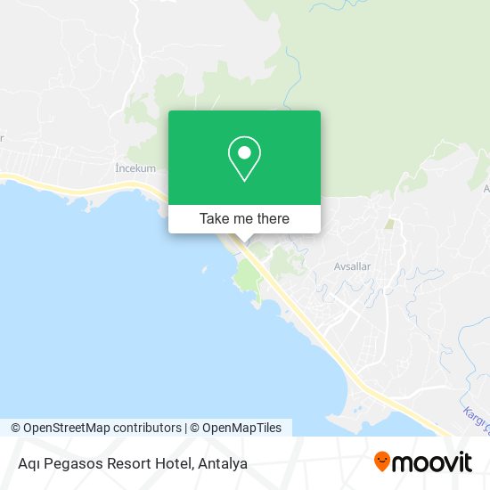 Aqı Pegasos Resort Hotel map