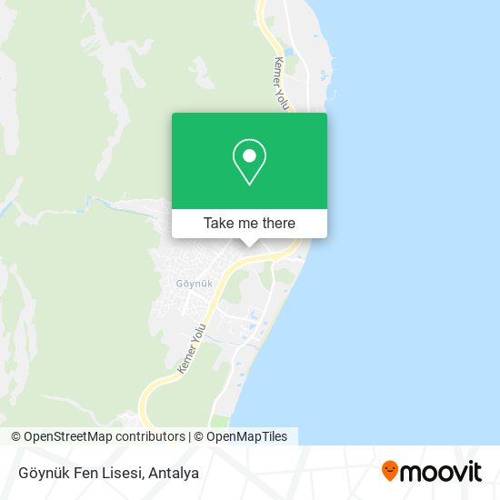 Göynük Fen Lisesi map