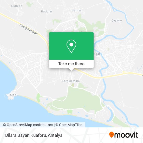 Dilara Bayan Kuaförü map