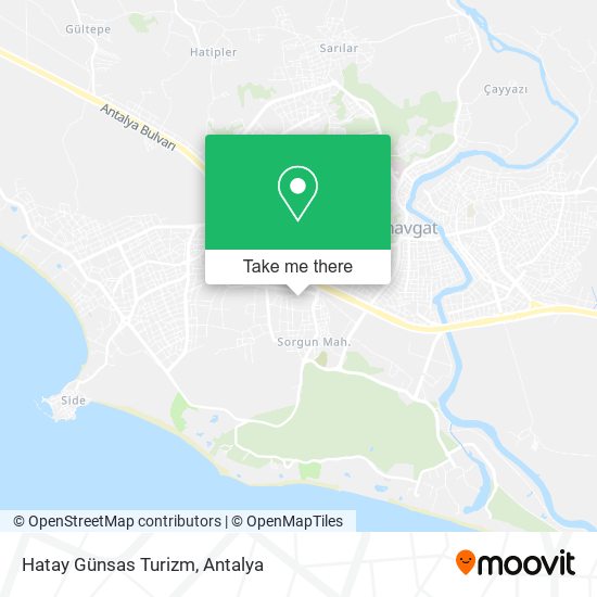 Hatay Günsas Turizm map