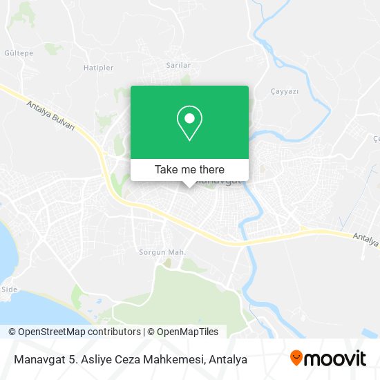 Manavgat 5. Asliye Ceza Mahkemesi map