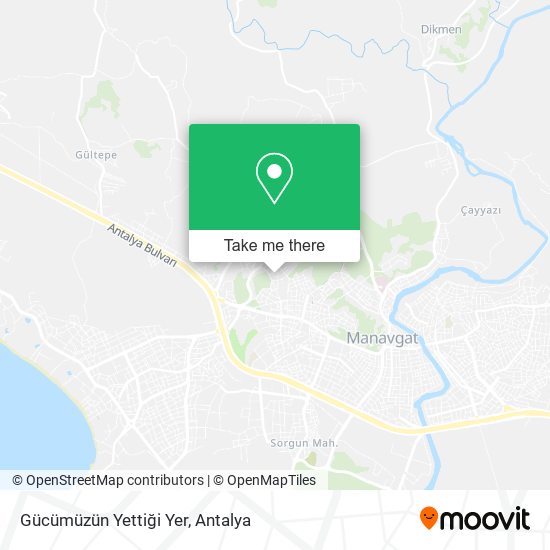 Gücümüzün Yettiği Yer map