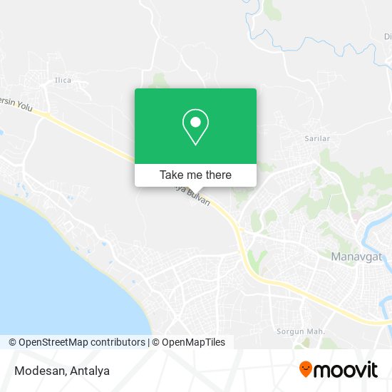 Modesan map